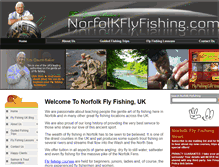 Tablet Screenshot of norfolkflyfishing.com